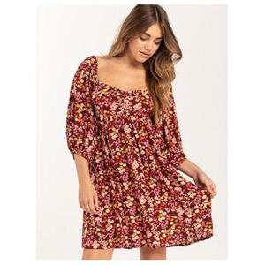 Billabong Floral Mini Dress